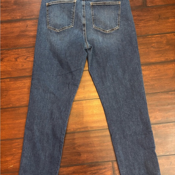Ann Taylor Dark Blue Jeans: The Taper - Picture 7 of 9